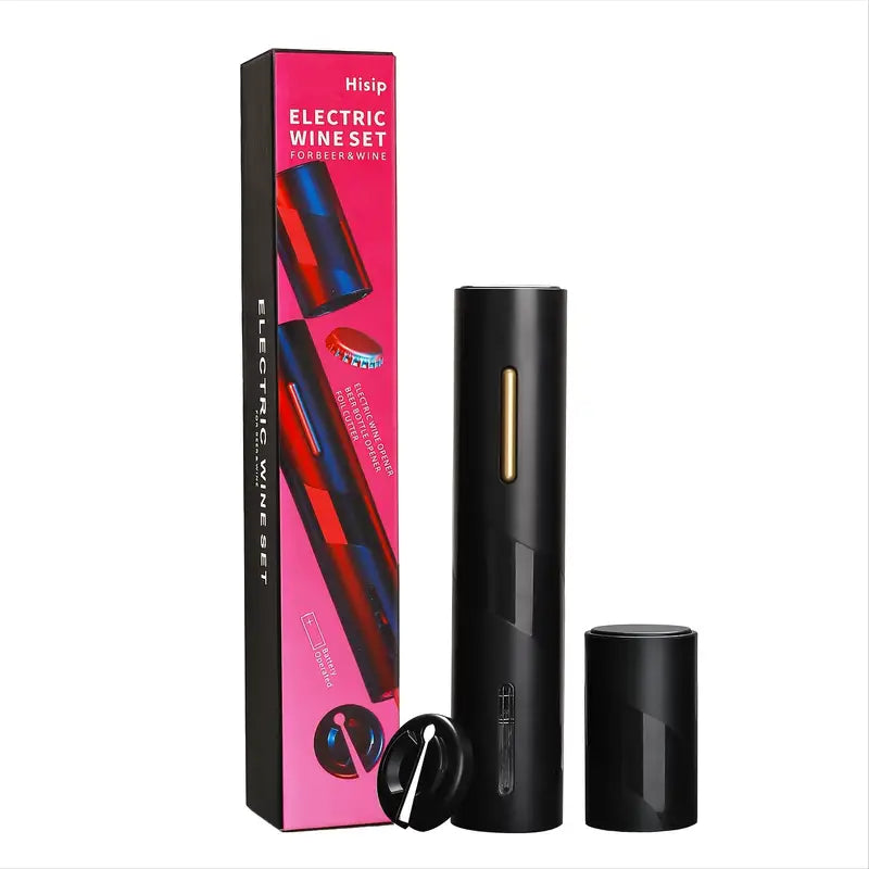 Electric Wine Opener Set with Battery and Beer Opener