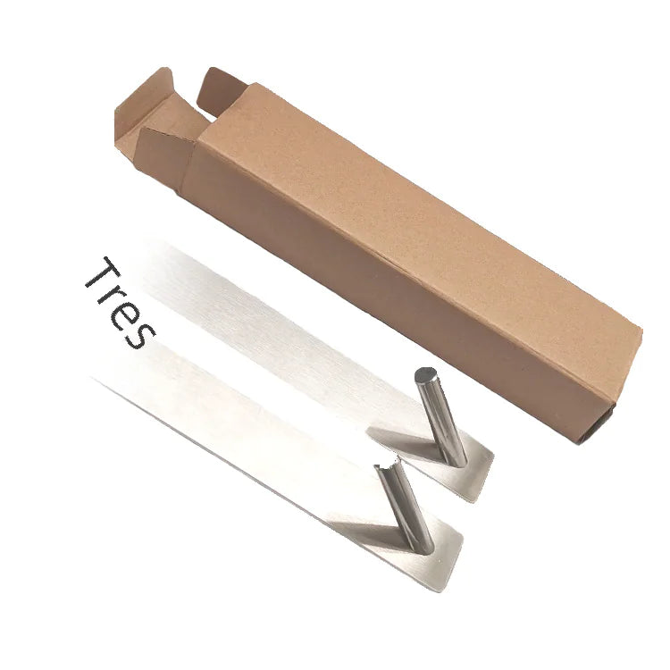 New Stainless Steel Bathroom Glass Door Hook, Removable