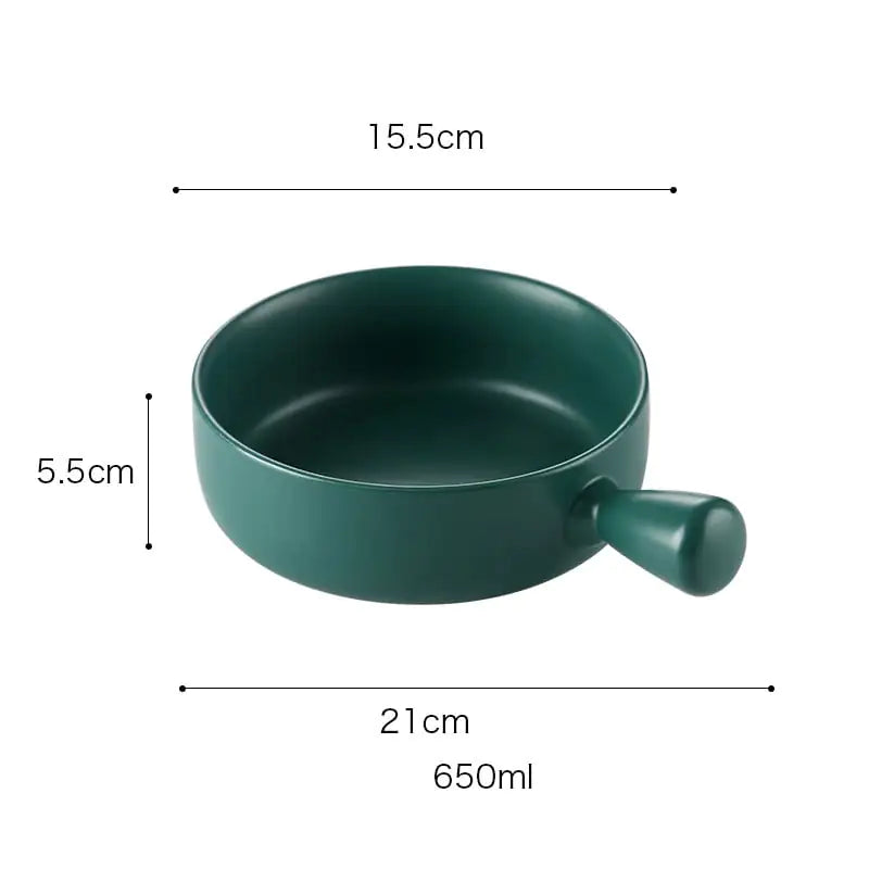 Nordic Style Round Baking Pan for Stylish Baking
