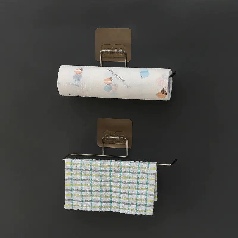 Non-Drilling Dish Cloth Rack for Kitchen (3202)