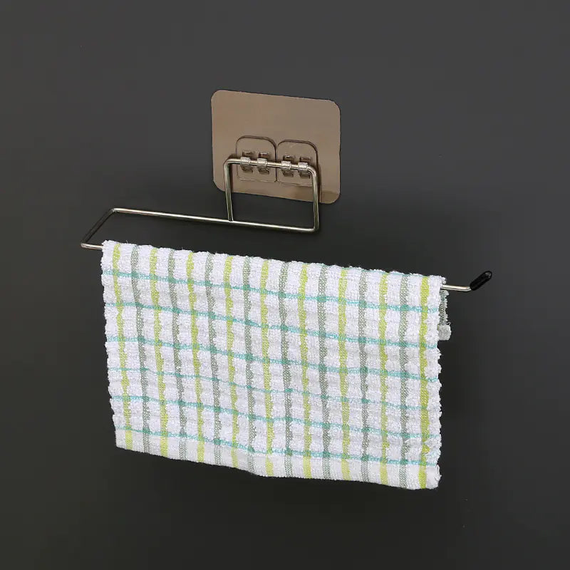 Non-Drilling Dish Cloth Rack for Kitchen (3202)