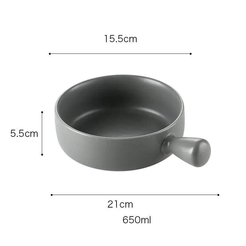 Nordic Style Round Baking Pan for Stylish Baking